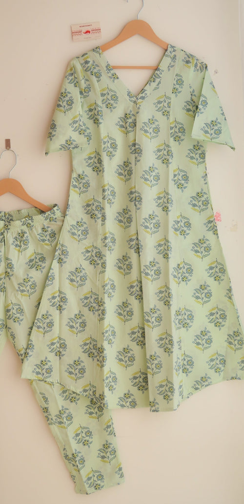 Aqua Moon Office/Regular Wear Suit Set - Blend of Fun