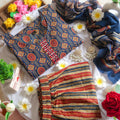 Royal Indigo Melody Suit Set